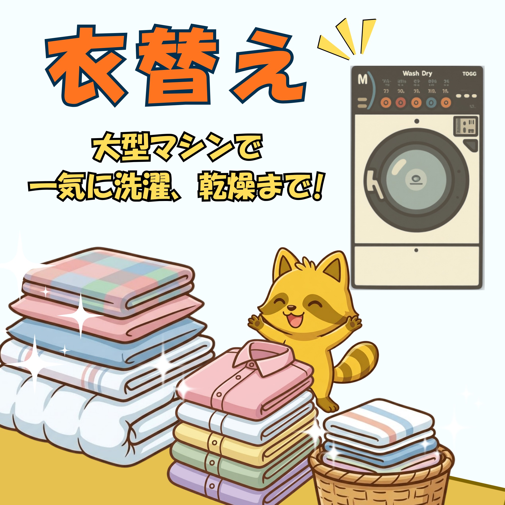 秋の衣替え